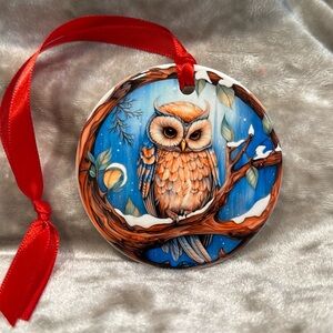 Owl Christmas Ornament
